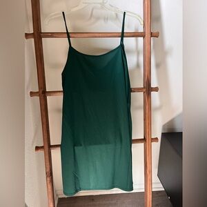 Green Slip Dress